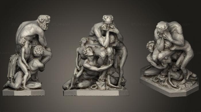 Statues antique and historical (Ugolino, STKA_1602) 3D models for cnc